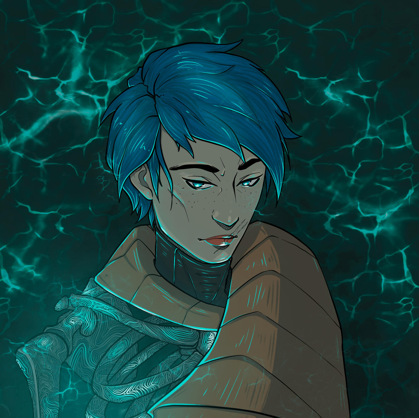 3-way collab between me, tarhius.bsky.social and cyanalgia.bsky.social